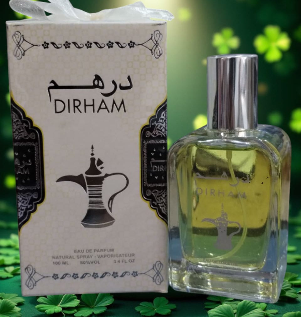 Dirham Perfume | Best Quality Unisex Perfume | Eau De Parfum Edp | Luxurious Fragrance | 100ml | 80%vol | 3.4fl .oz