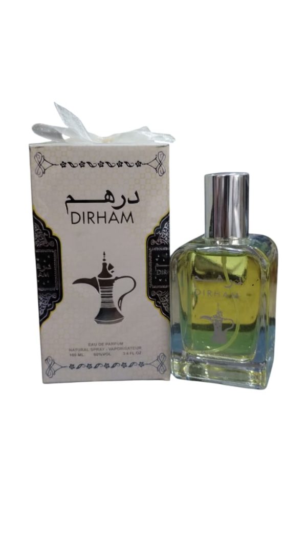Dirham Perfume | Best Quality Unisex Perfume | Eau De Parfum Edp | Luxurious Fragrance | 100ml | 80%vol  | 3.4fl .oz